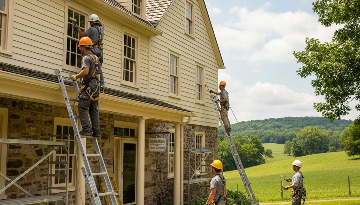 Professional painting crew serving Lancaster, PA with expert interior and exterior painting services