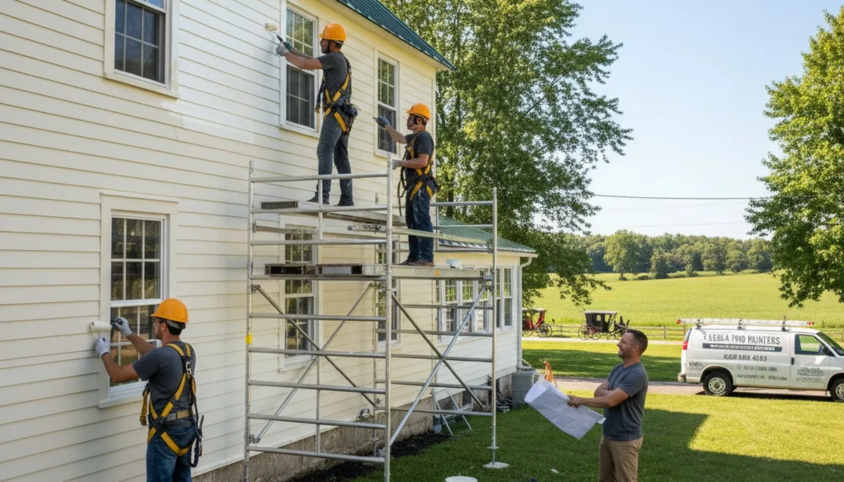 Lancaster, PA painting contractor for interior and exterior home painting services